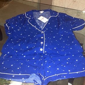 Forever 21 Blue star pajamas